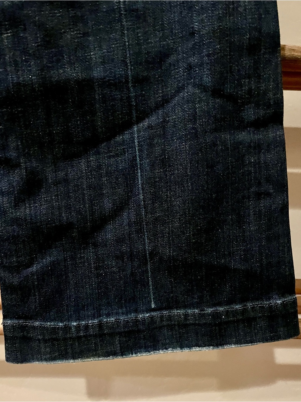 7 For All Mankind Dojo Trouser Dark Blue Bootcut Jeans - Picture 6 of 11